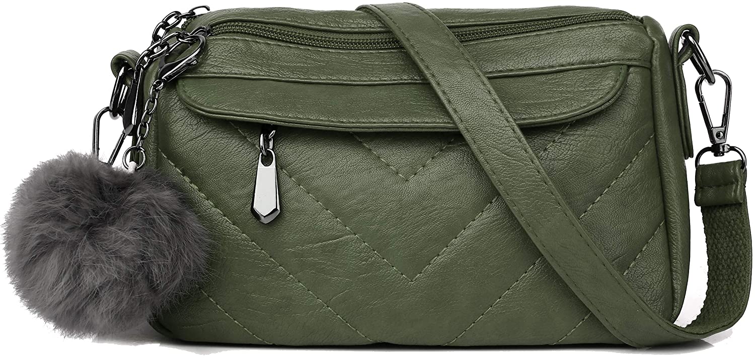 Price:$15.90 RFID Small Crossbody Bags Quilted Cellphone Shoulder Bag for Women Fashion Stylish Ladies Purse and Handbags Clutch  Handbags   
