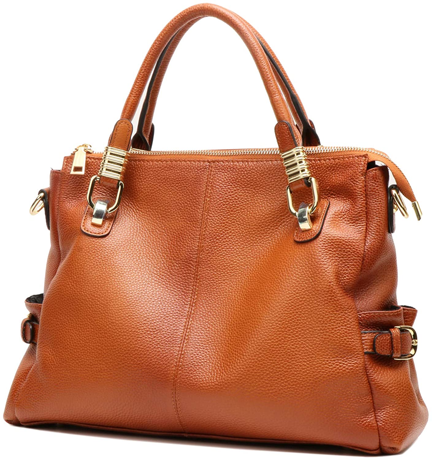 Price:$59.99    Leather Women’s Handbag Top Handle Bag Large Crossbody Bag Satchel Tote Shoulder Bag  Clothing
