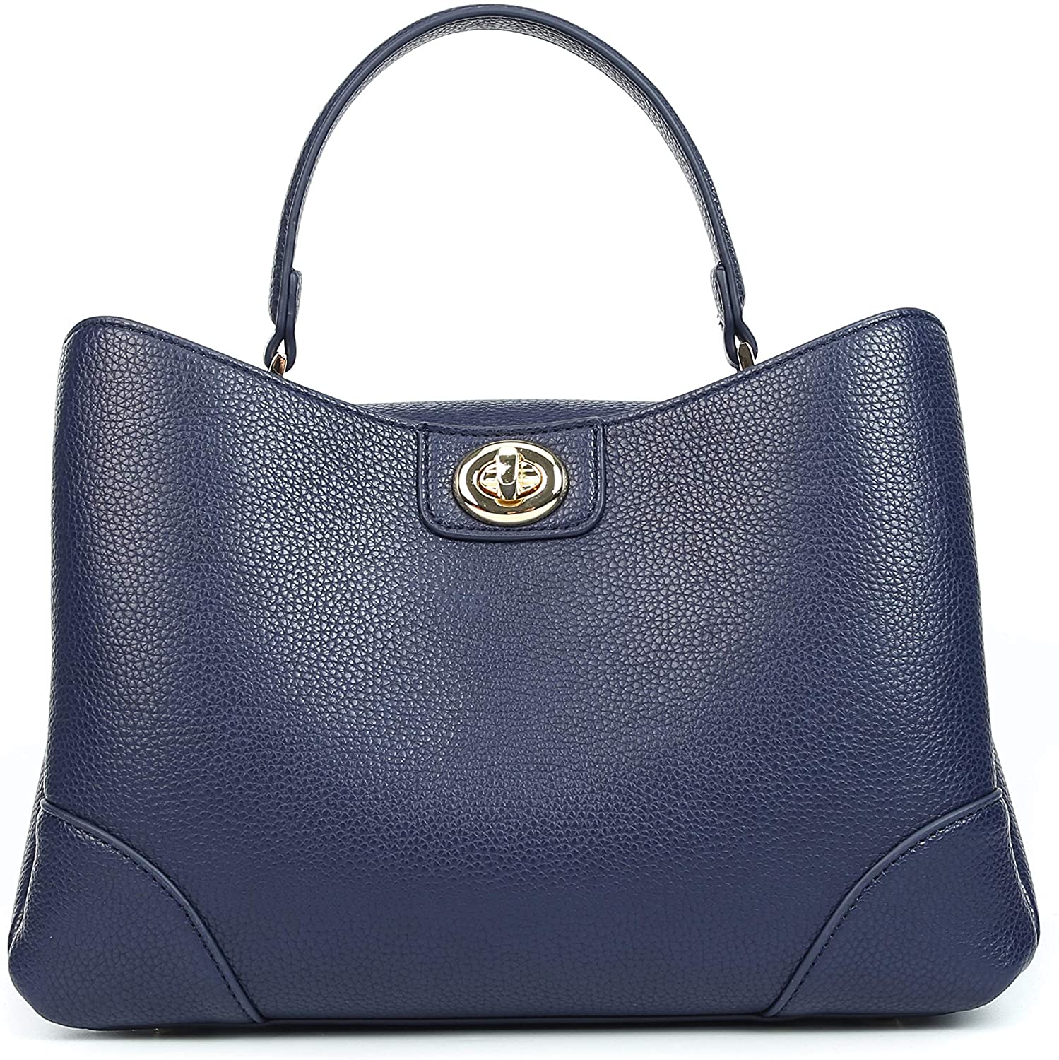 Price:$35.99    H2&B Women's Soft Faux Leather Tote Shoulder Bag, Fashion Handbag – Navy  Clothing