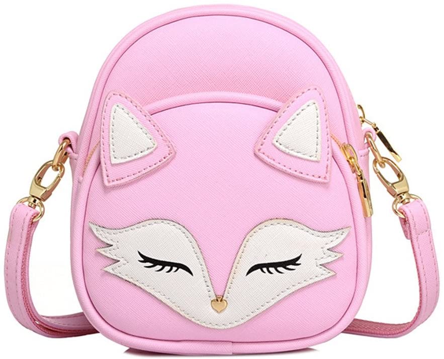 Price:$8.00    Tom Clovers Girls Shoulder Bag Kids Womens Shoulder Bag Mini Cute Sleeping Fox Handbag Cross Body Shoulder Bag  Clothing