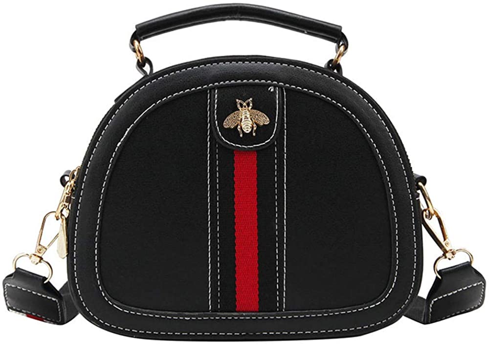 Price:$24.99 Epicord Small Crossbody Bags Shoulder Bag for Women Stylish Ladies Messenger Bags Purse and Handbags, Fashion Girls PU Leather Top Handle Satchel Shoulder Handbag (Black), 7.9''(L)* 3.1''(W) * 6.3''(H)inches (L x W x H)  Handbags  