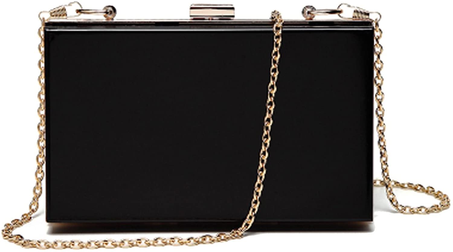 Price:$19.66    Lanpet Women Acrylic Transparent Evening Clutches Shoulder Bag Cross-Body Purse Party Bag  Clothing