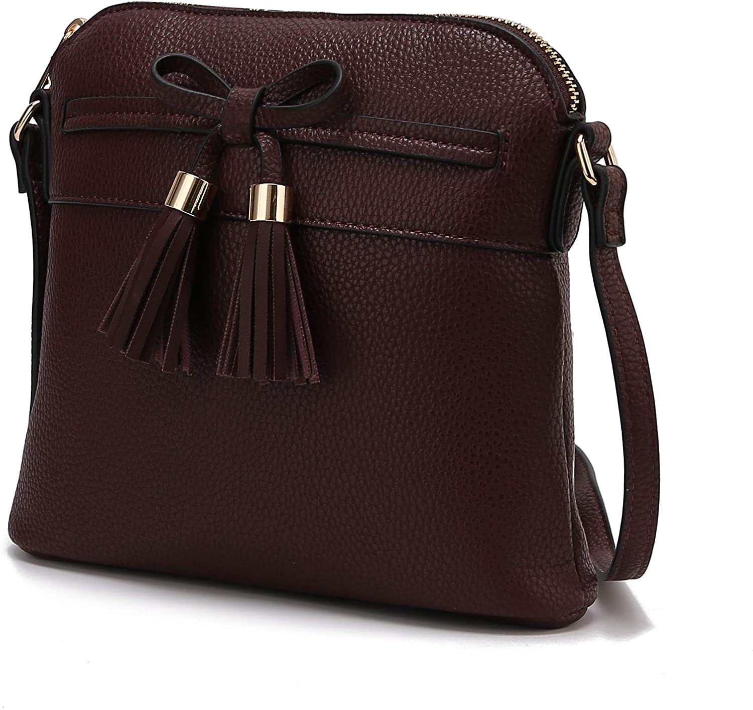Price:$18.99 MKF Crossbody Bags for Women – PU Leather Pocketbook Handbag – Medium Side Messenger Purse, Shoulder Strap  Handbags   