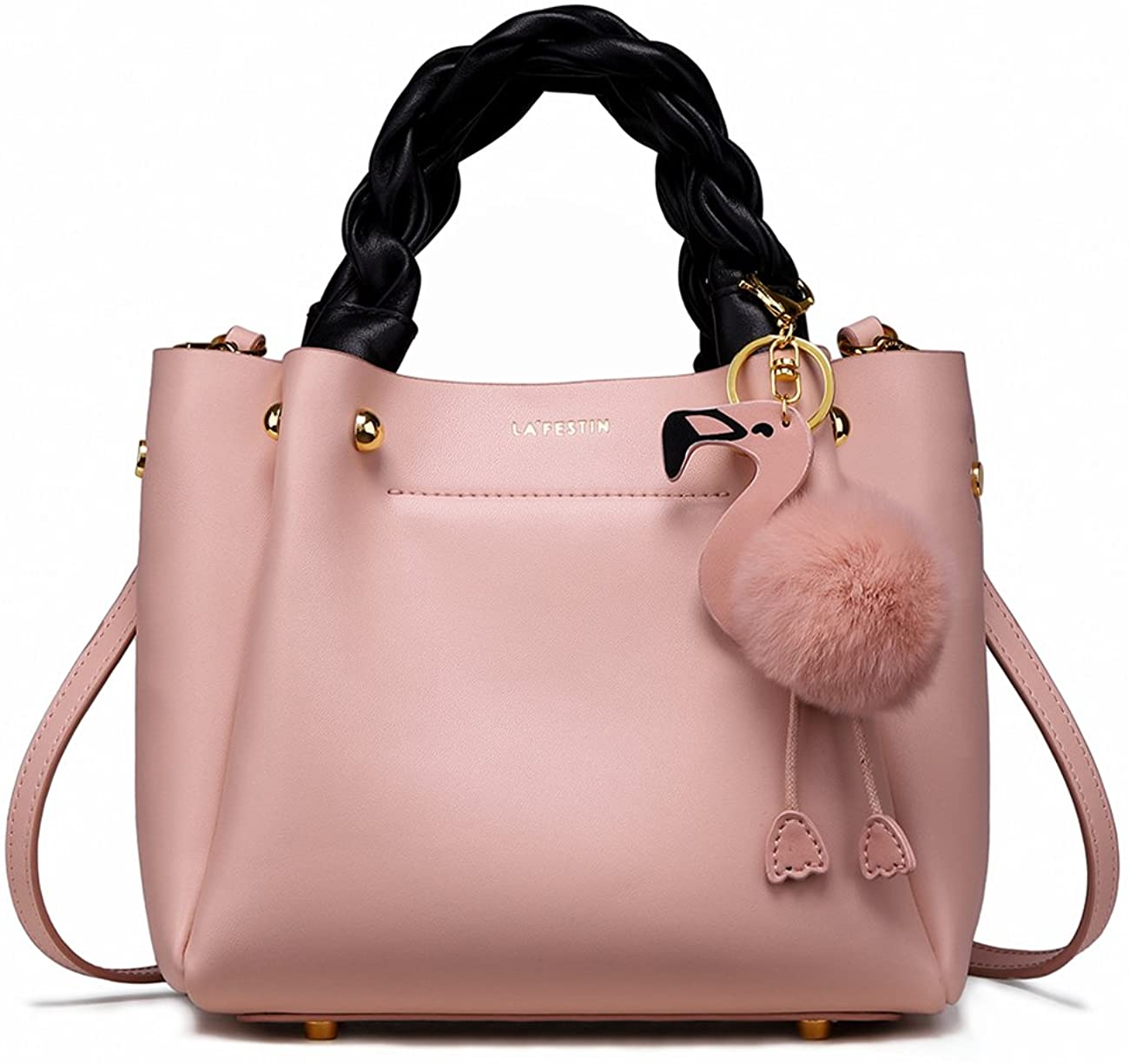 Price:$57.80 Crossbody Purse for Women Handbags Shoulder Bag Handle Bags Top Handbags for Ladies Leather Bucket Bucket Handbag  Handbags   