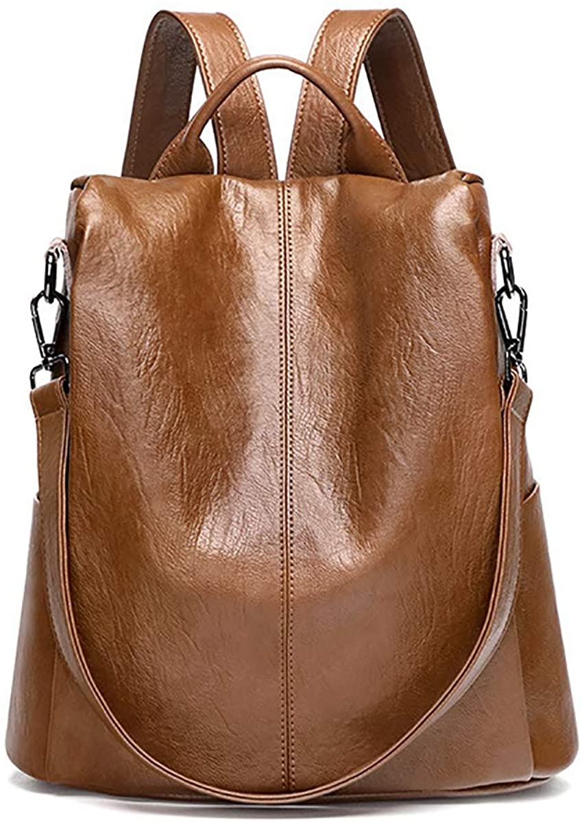 Price:$35.99    Tisdaini backpack purse for women Womens backpacks Fashion antitheft real leather casual travel business school Shoulder Bags  Clothing