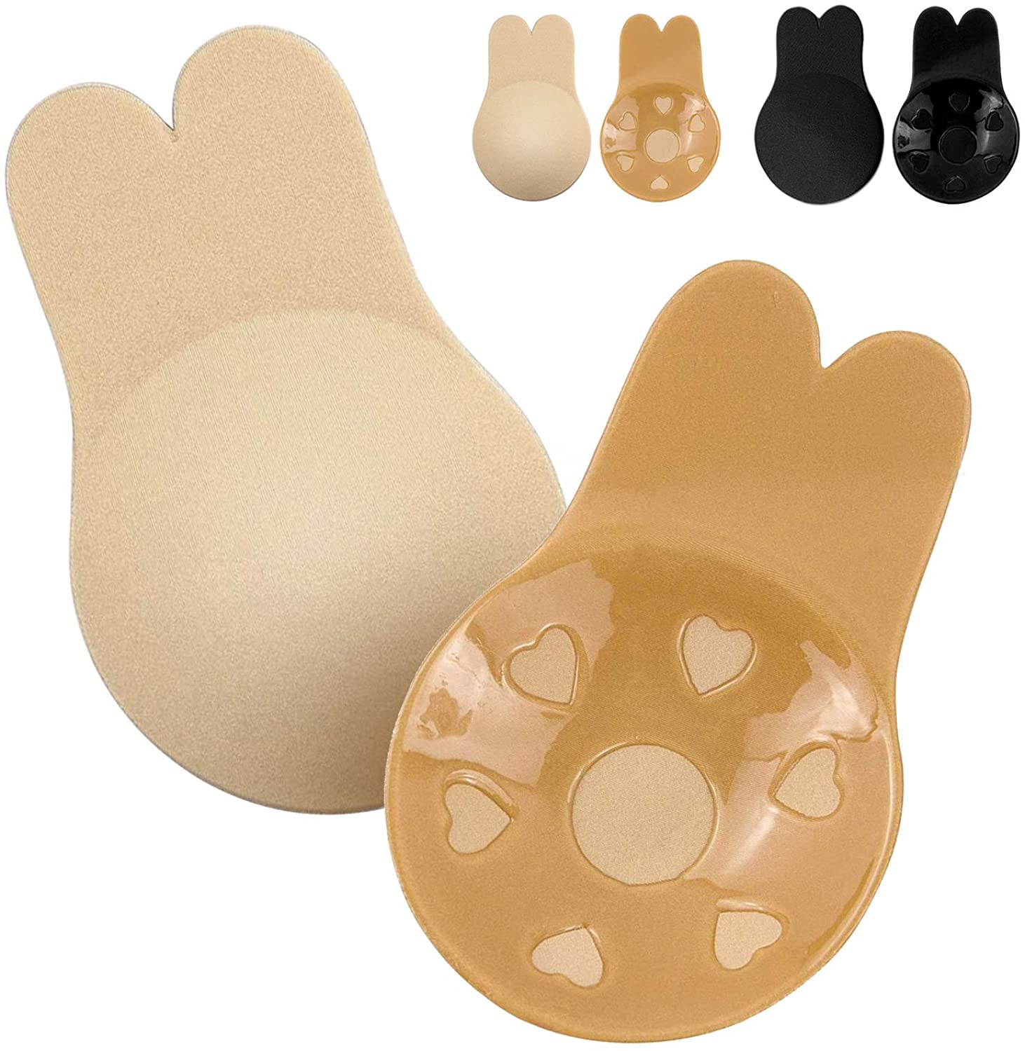 Price:$12.99 Invisible Bra, Women Backless Lift Nippleless Covers Strapless Sticky Pasties 2 Pairs Invisible Adhesive Bra at Amazon Women’s Clothing store
