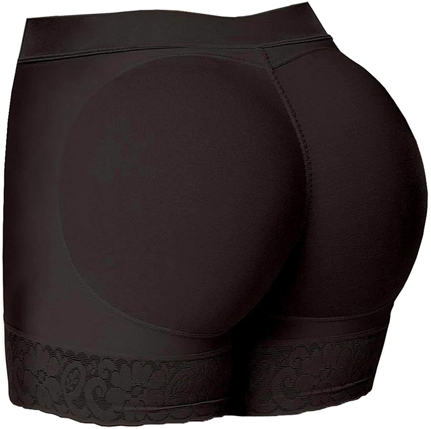 Price:$13.99 HelloTem Women Seamless Butt Lifter Padded Butt Hip Enhancer Shaper Panties Underwear at Amazon Women’s Clothing store