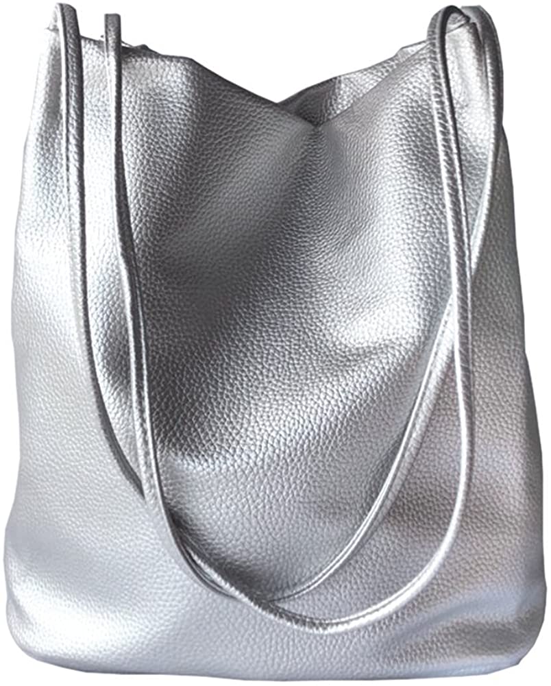 Price:$24.99    Bucket Bag Womens Purse Leather Shopper Totes Hobos Shoulder Bags  Clothing