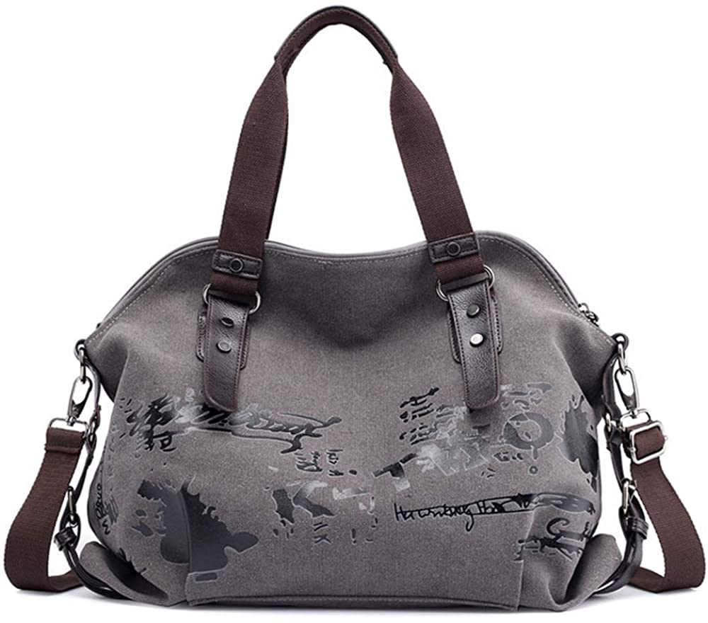 Price:$18.99    Segater Women Shoulder bags Casual Vintage Hobo Canvas Handbags Top Handle Tote Crossbody Shopper Bags  Clothing