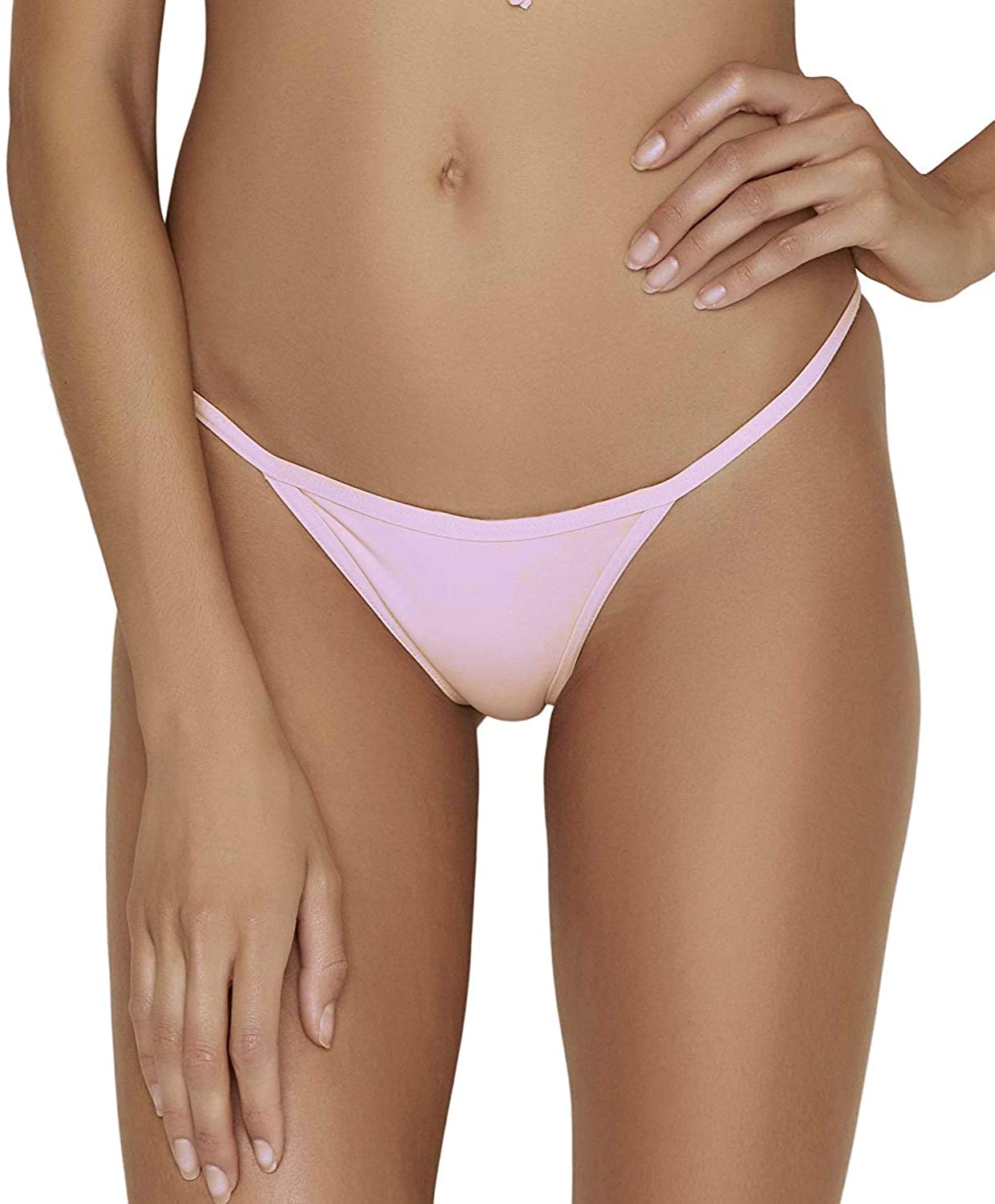 Price:$17.95 ToBeInStyle Women's Swimwear Bikini String Bottom at Amazon Women’s Clothing store  Hipster Panties