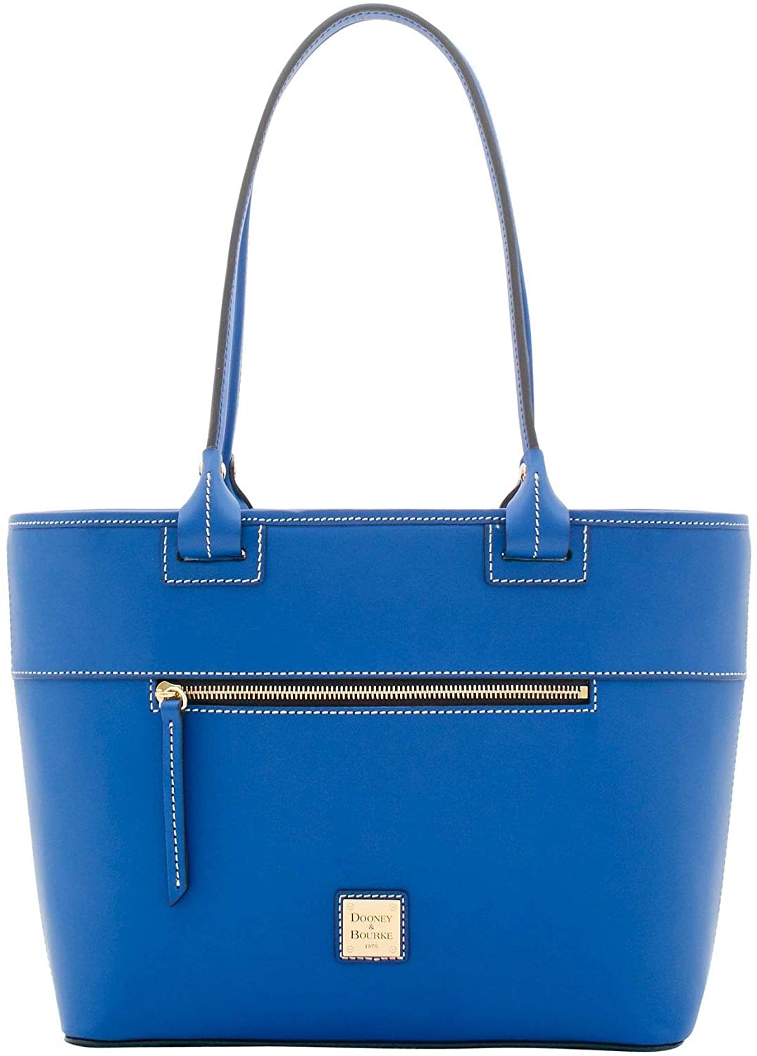 Price:$289.99 Dooney & Bourke Beacon Ziptop Tote (French Blue)  Handbags   