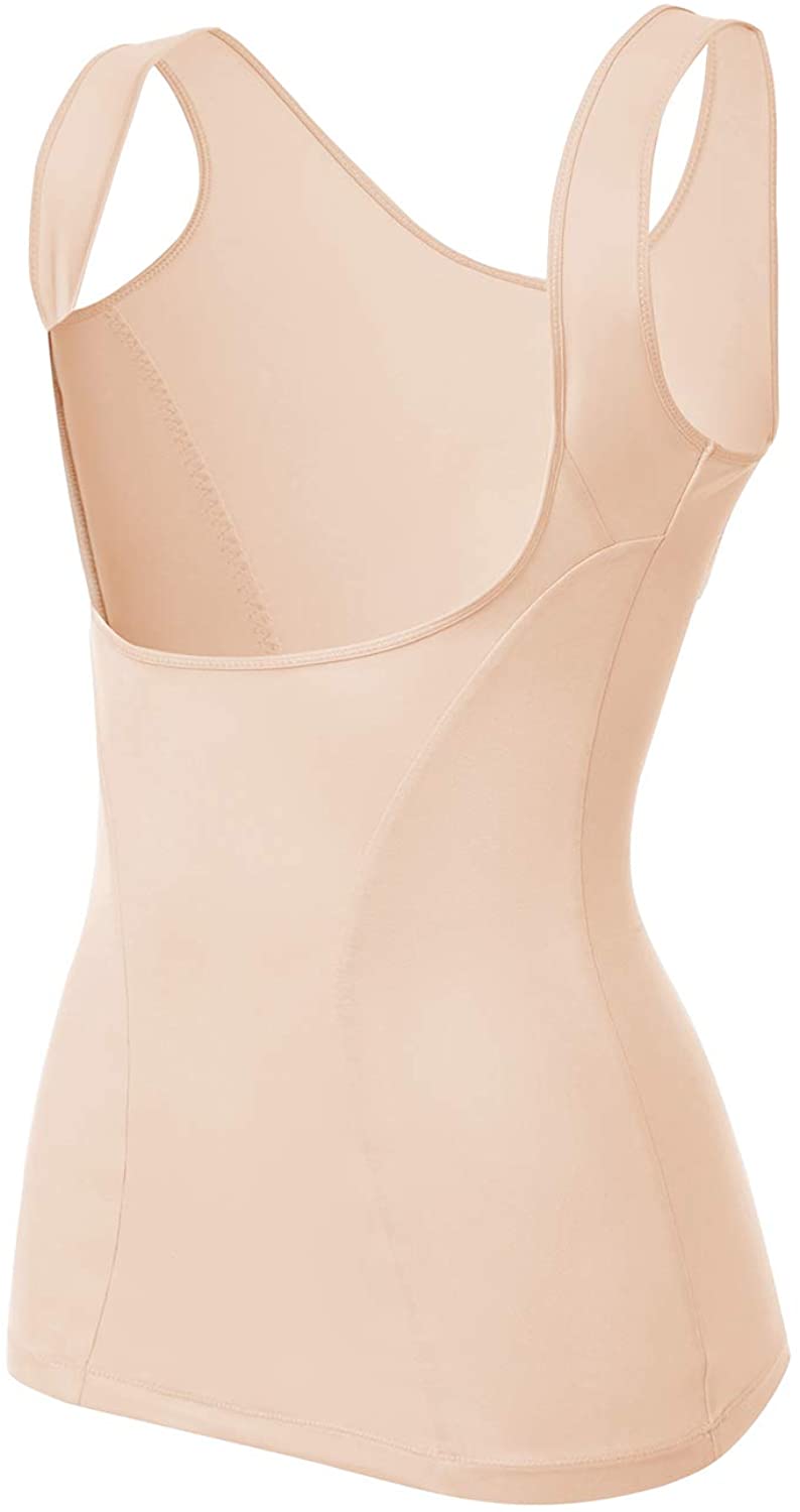 Price:$23.99 LAUDINE Women's Underbust Shapewear Tummy Control Camisole Tops Slimming Body Shaper at Amazon Women’s Clothing store