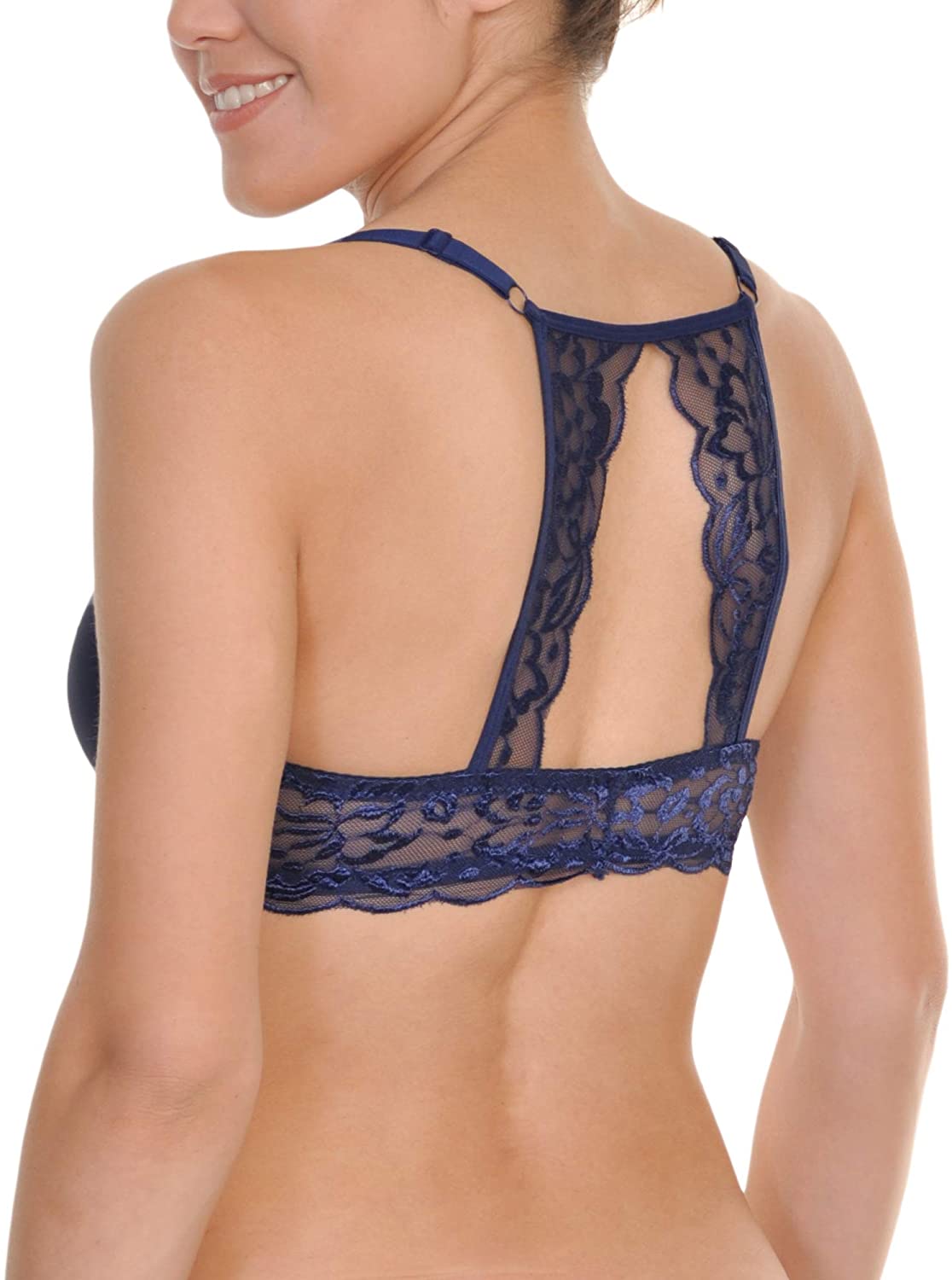 Price:$31.99 Angelina Women's Wired, Racerback Bra with Adjustable Straps (6-Pack) at Amazon Women’s Clothing store