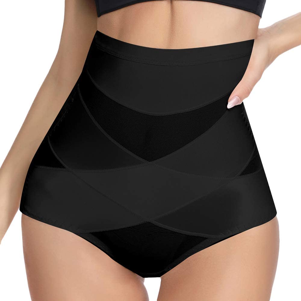 Price:$16.99 Women High Waist Tummy Control Panties Seamless Shapewear Briefs Slimming Panty Girdle at Amazon Women’s Clothing store
