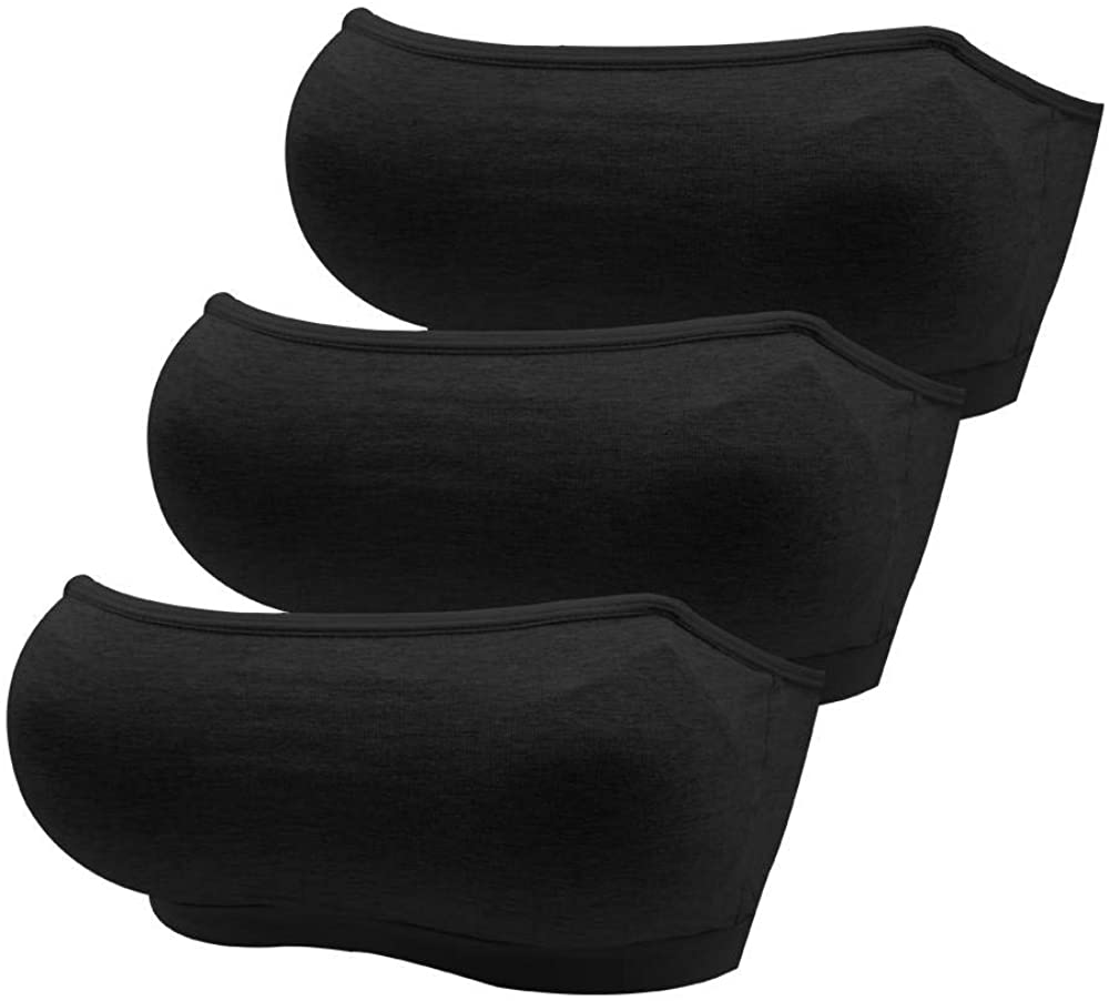 Price:$14.99 Eleplus Women Bandeau Bras Strapless Padded Bralette Crop Tube Top Wirefree Bras Pack of 3 at Amazon Women’s Clothing store