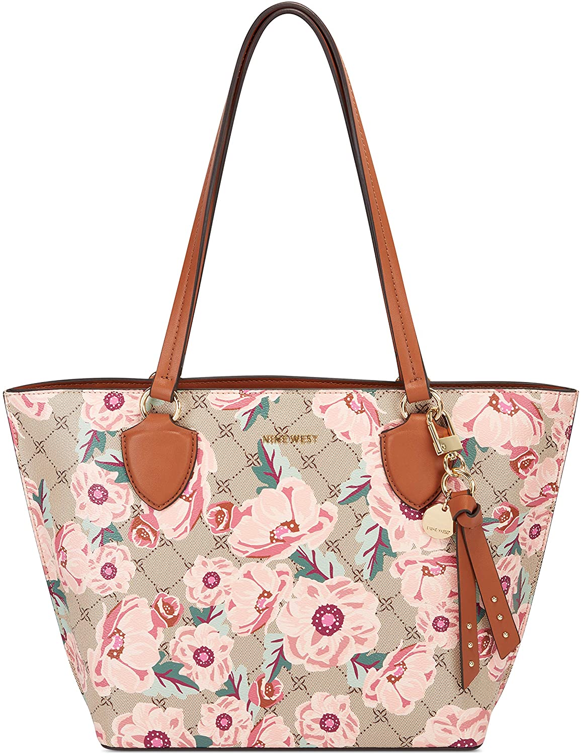 Price:$60.48    Nine West Tote, Logo Floral  Clothing