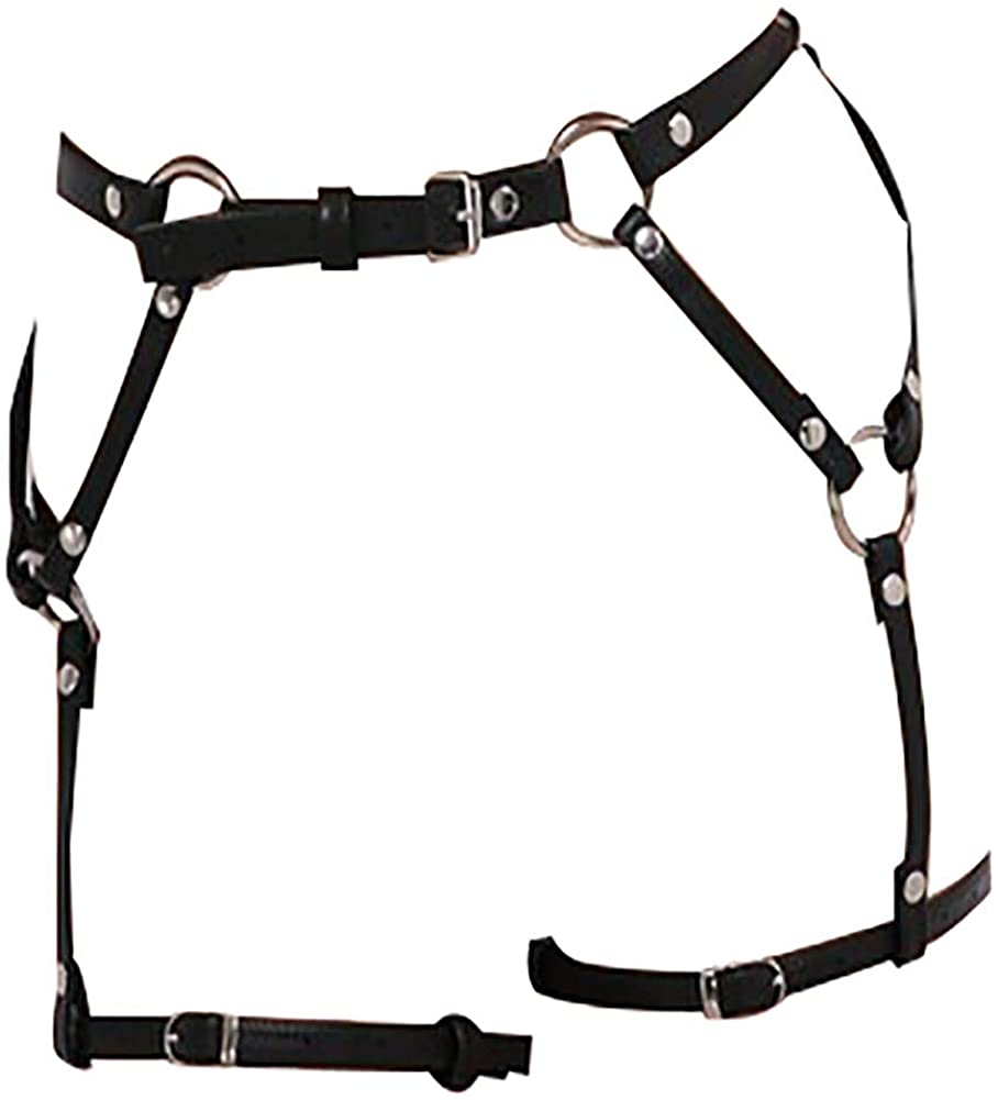 Price:$22.99    Women Leather Leg Harness Garter Belt Adjust Waist Body Chain Thighs Dance Rave Belt(X07)  Clothing