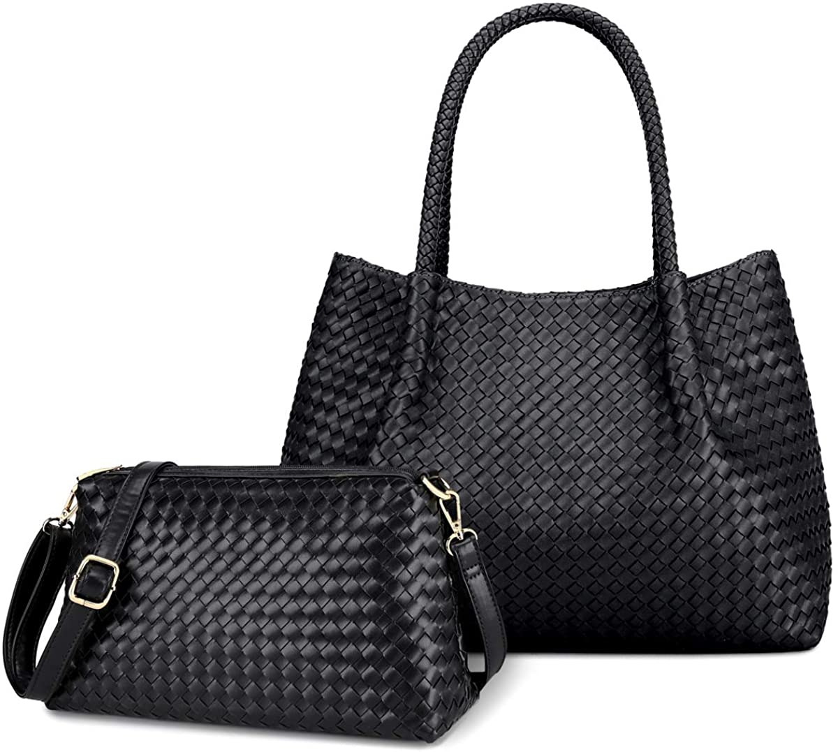 Price:$40.99    Women Fashion Hand Woven Large Hobo Bag Tote Bag Handbags Shoulder Bag Satchel Top Handle.  Clothing