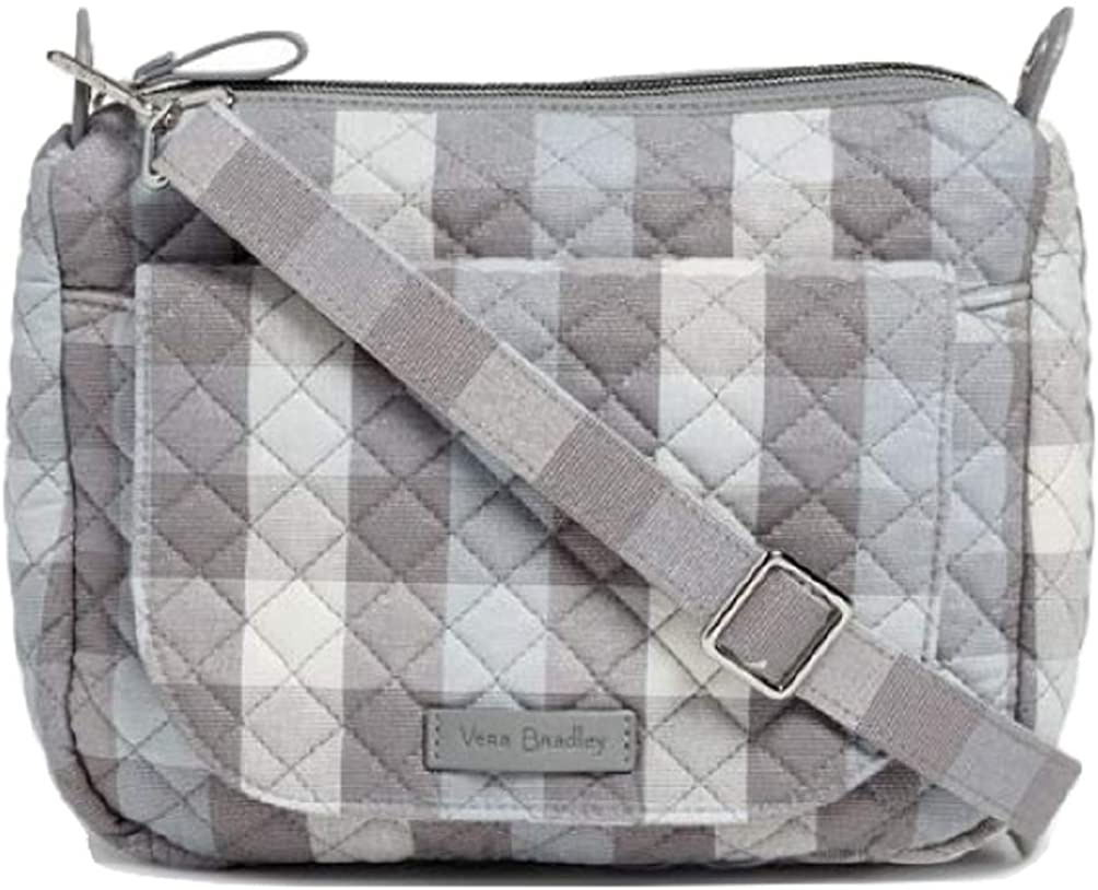 Price:$79.99 Vera Bradley Carson Mini Shoulder Bag in Neutral Buffalo Check  Handbags   