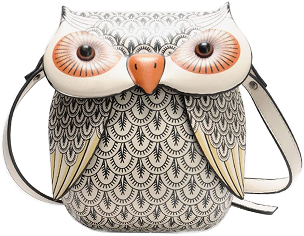 Price:$12.99 Fashion Characteristic Owl Design Mini PU Shoulder Bag Cross-Body Bag  Handbags   