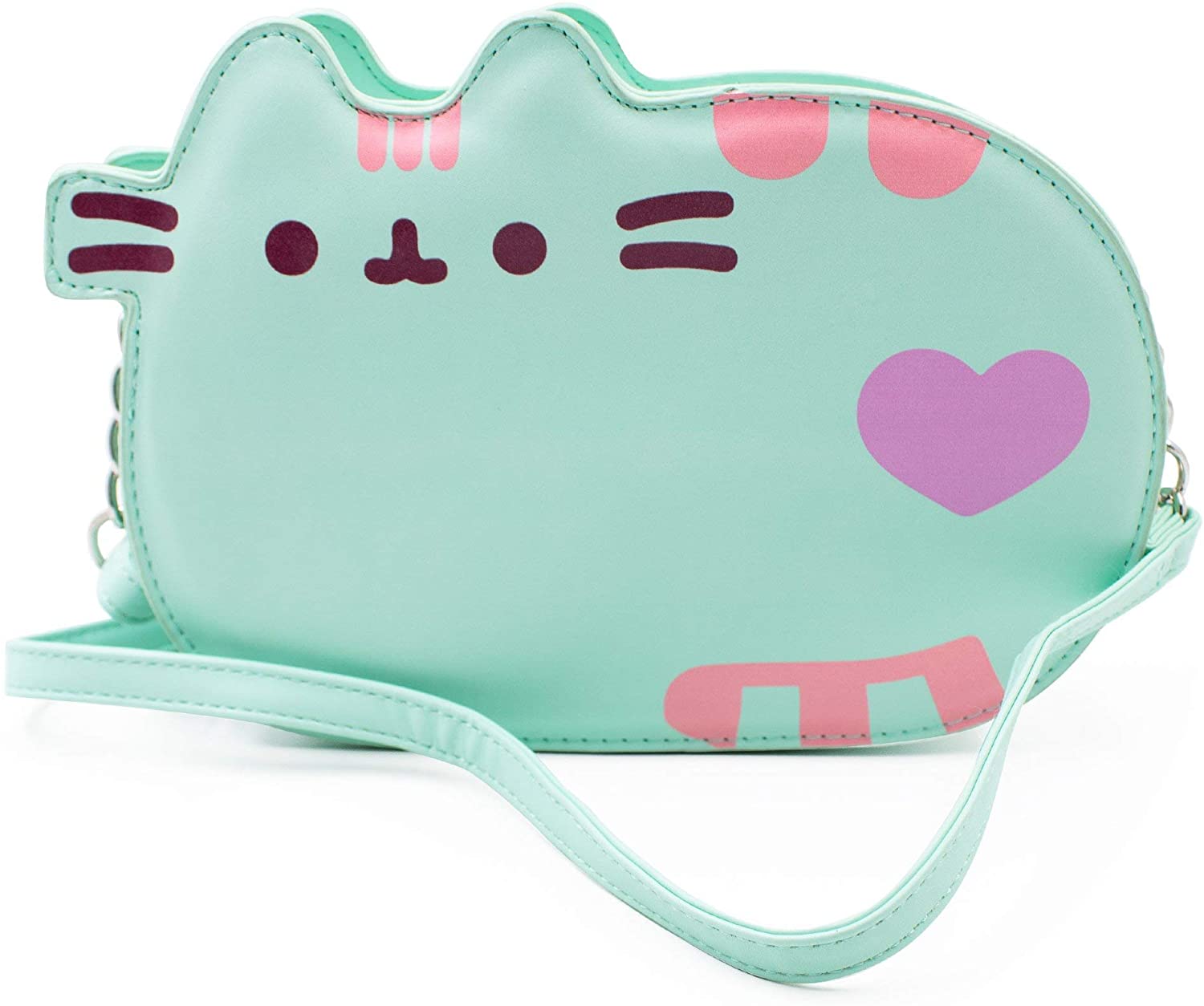 Price:$20.67    Pusheen The Cat Mint Pastel Cross Body Shoulder Bag  Clothing