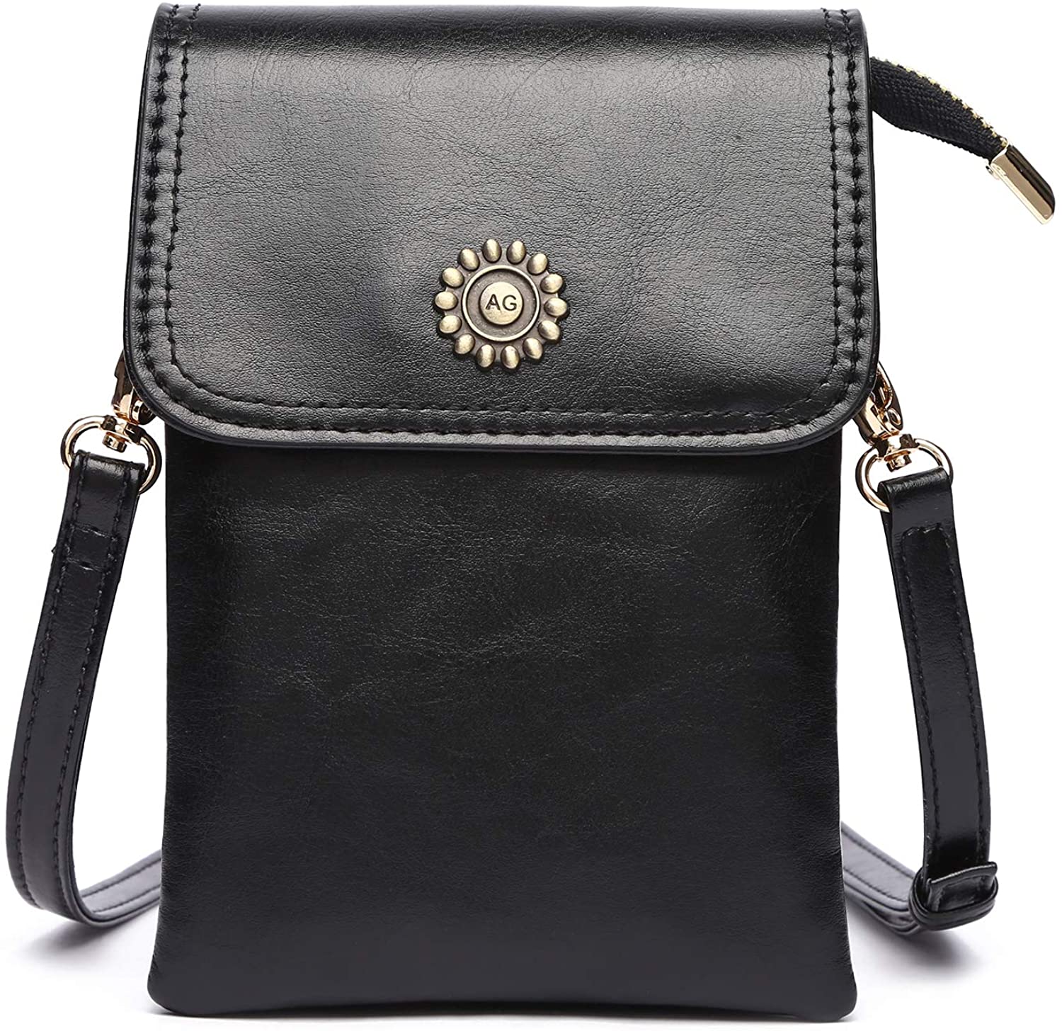 Price:$19.99 Small Phone Bag for Women, Smartphone Crossbody Shoulder Cell Purses and Handbags with Microfiber Vegan Leather  Handbags   