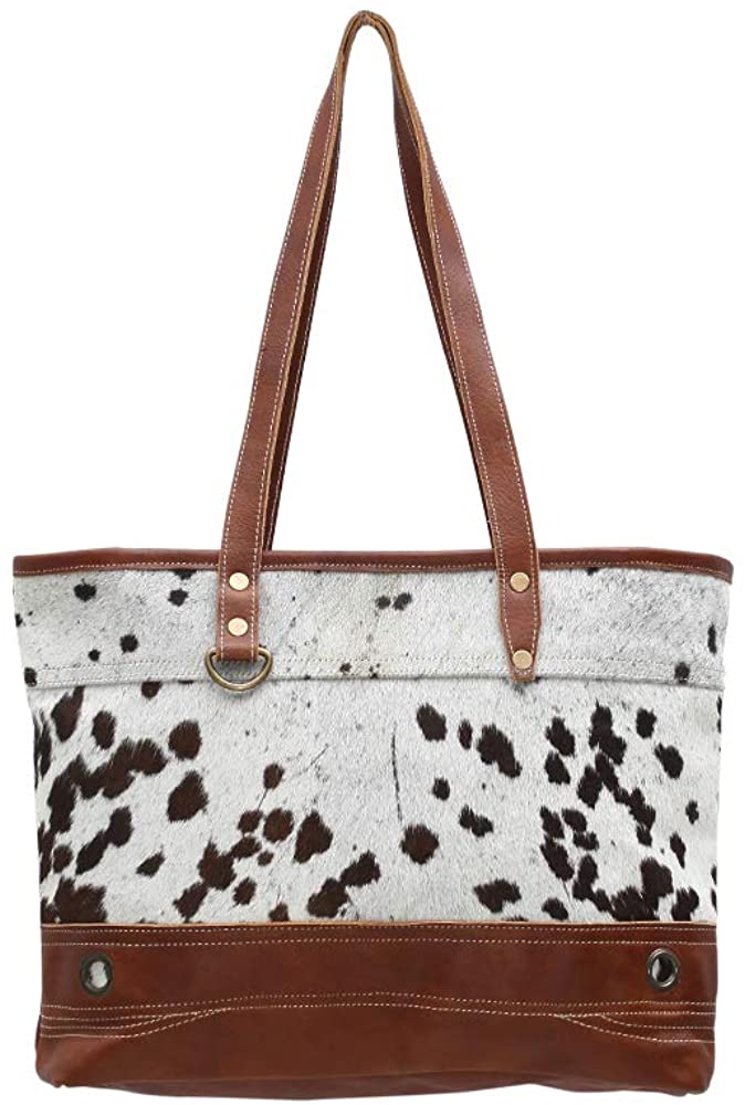 Price:$68.09    Combined Leather & Hairon Bag  Clothing
