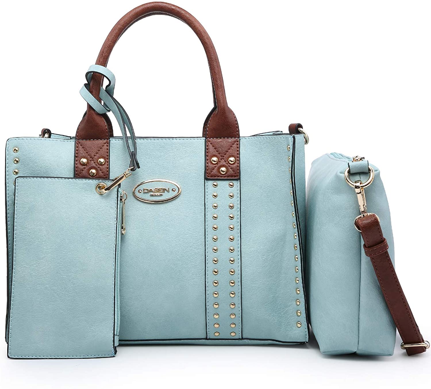 Price:$38.99    Women Designer Vegan Leather Handbags Fashion Satchel Bags Shoulder Purses Top Handle Work Bags  Clothing
