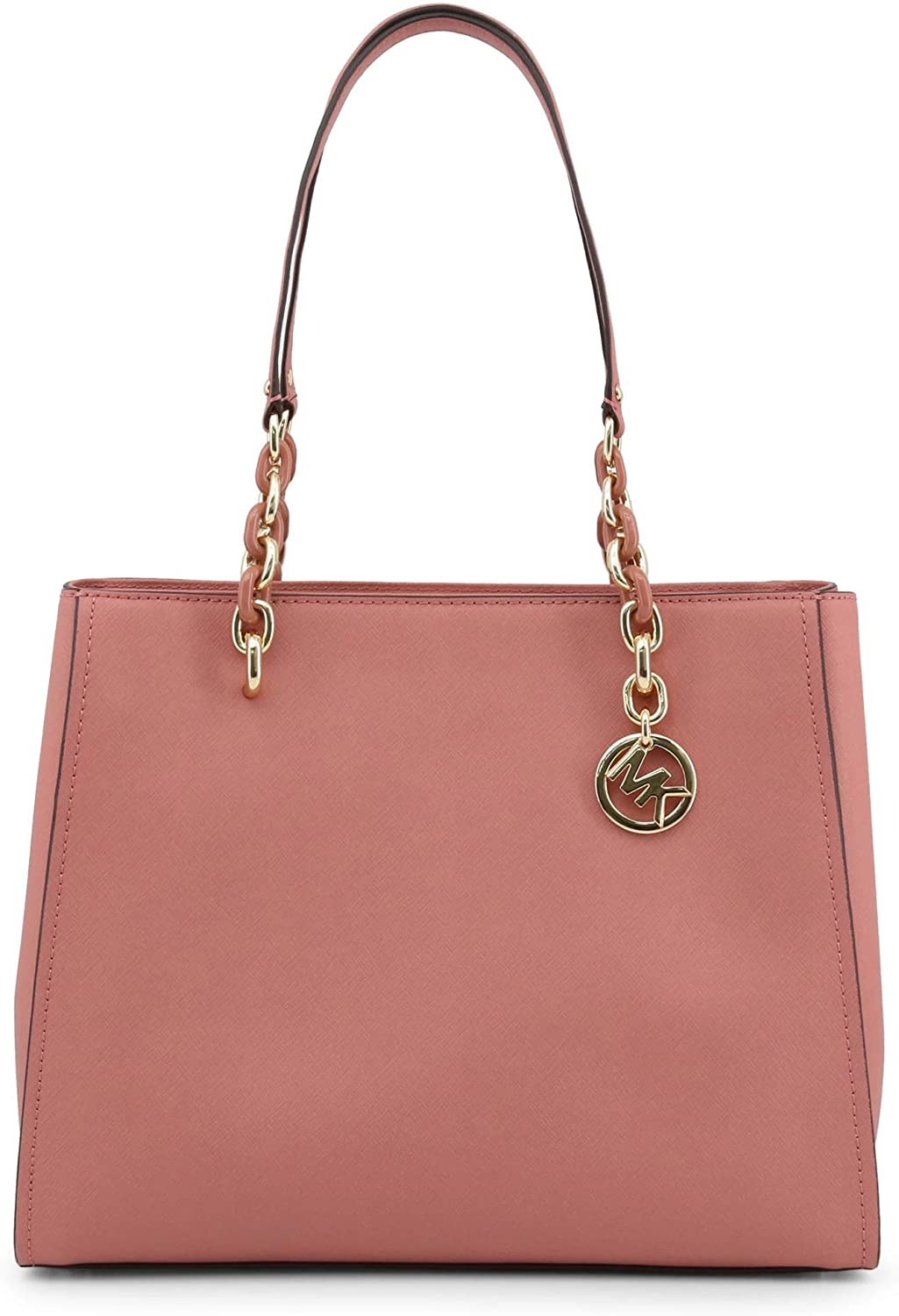 Price:$239.00 Michael Kors Sofia Saffiano Leather Large Shoulder Tote Bag Purse in Rose  Handbags   