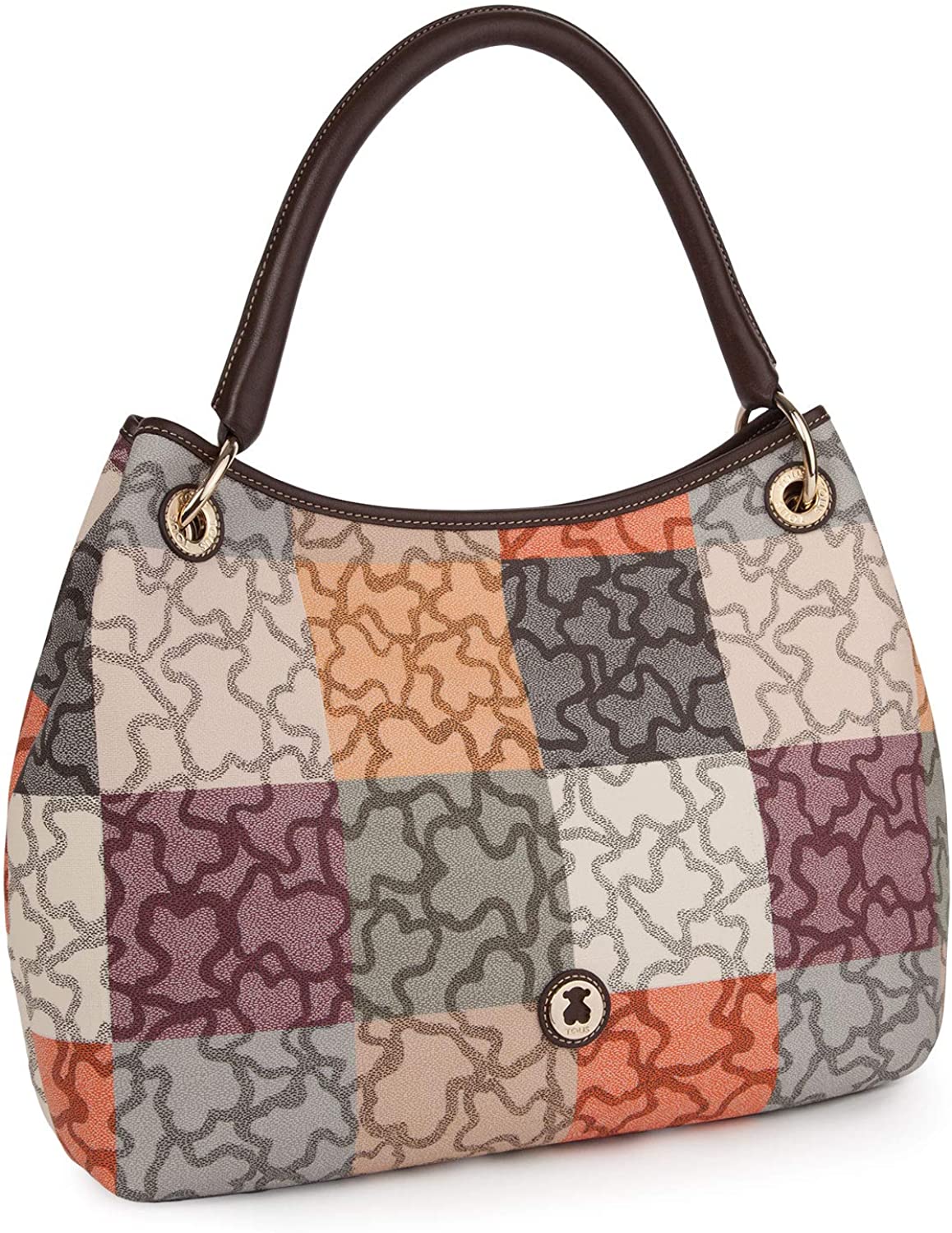 Price:$206.00 TOUS Kaos Cuadrados One Shoulder Bag  Handbags   