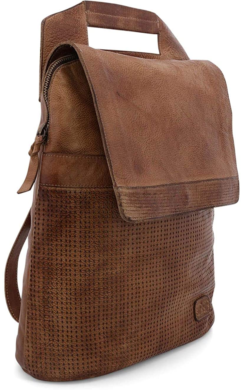 Price:$325.00    Bed|Stu Women’s Patsy Shoulder Leather Bag (Tan Rustic)  Clothing