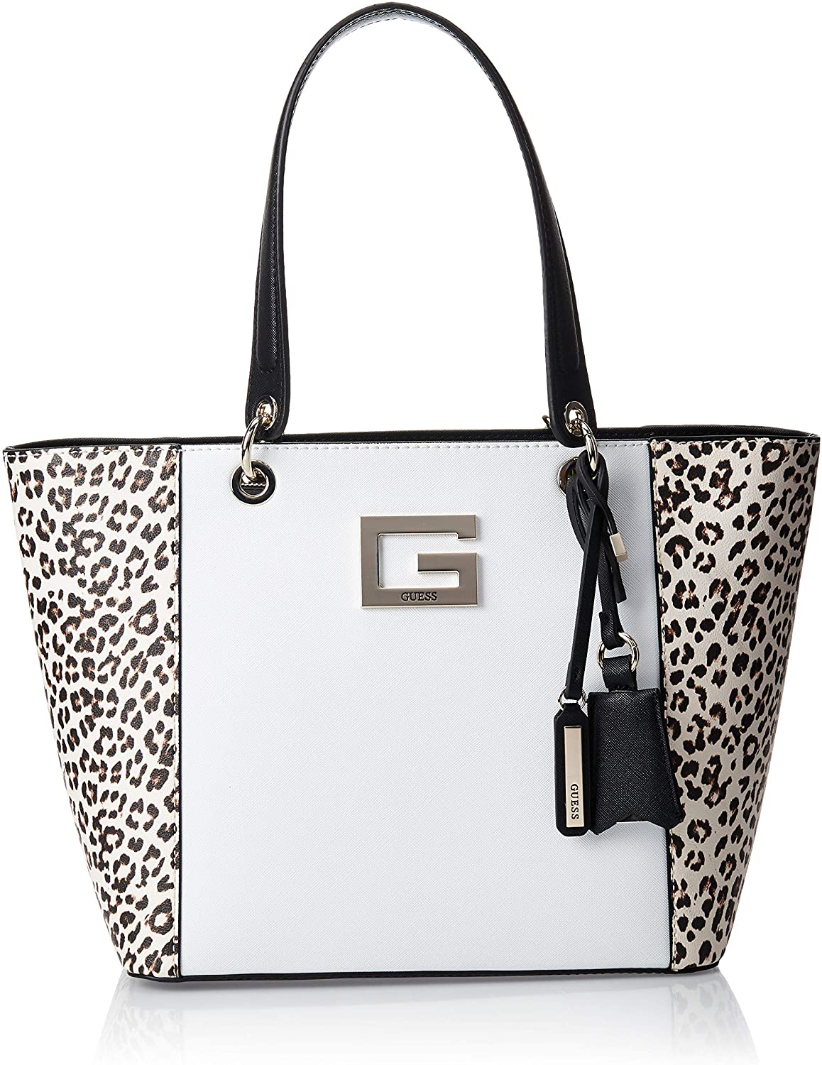 Price:$85.43    GUESS Tote, Shoulder Bag, Leopard Multi  Clothing