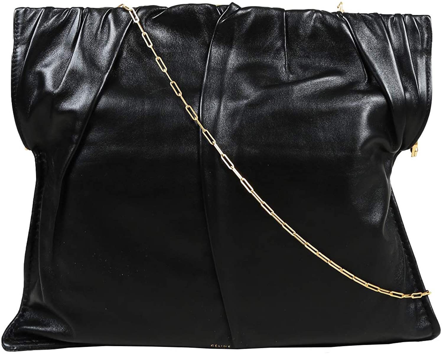 Price:$1480.00 Celine Women's Medium Ruched Shoulder Bag  Handbags   