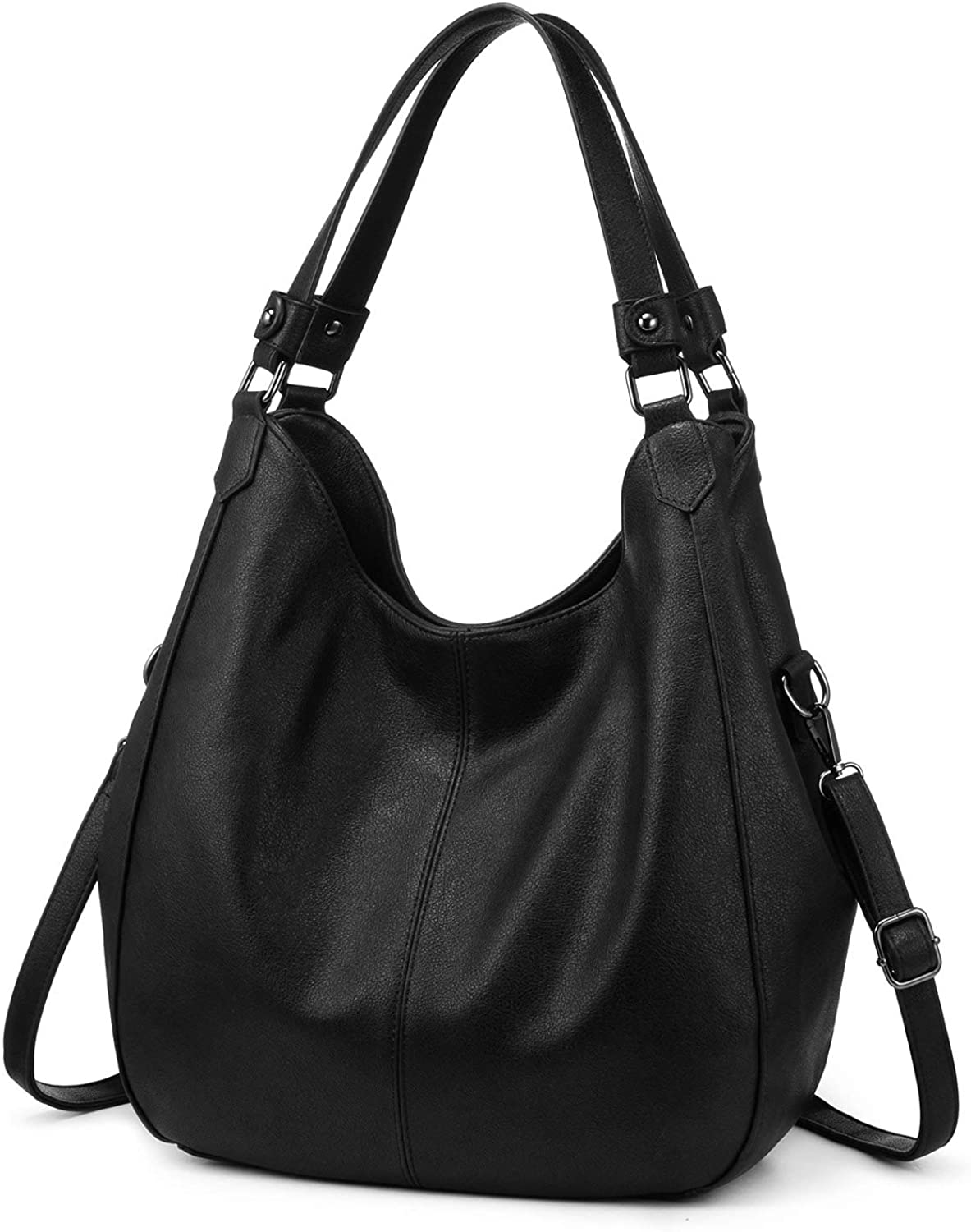 Price:$29.99    Hobo Bags for Women Faux Leather Shoulder Bag Large Crossbody Bags with 2 Compartments  Clothing