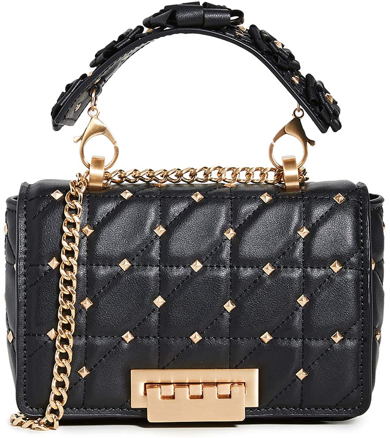 Price:$237.99    ZAC Zac Posen Women's Earthette Small Chain Shoulder Bag, Black, One Size  Clothing