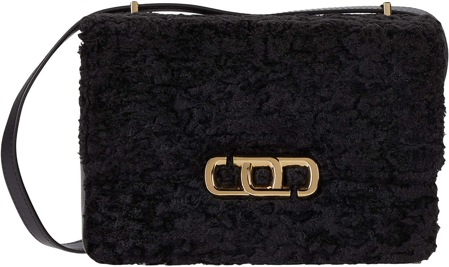 Price:$425.00    Marc Jacobs The J Link Faux Fur Shoulder Bag Black One Size  Clothing