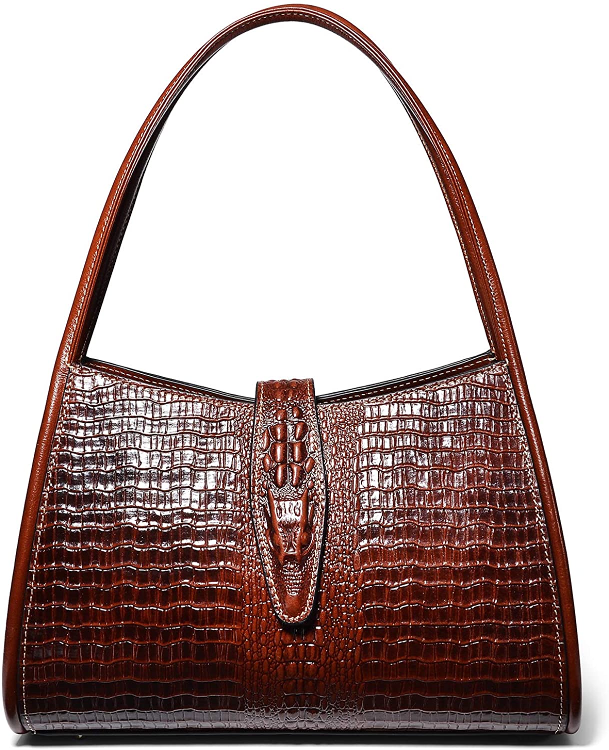 Price:$169.79    PIJUSHI Designer Shoulder Purses Hobo Handbags for Women Leather Tote Shoulder Bags (68022 Brown)  Clothing