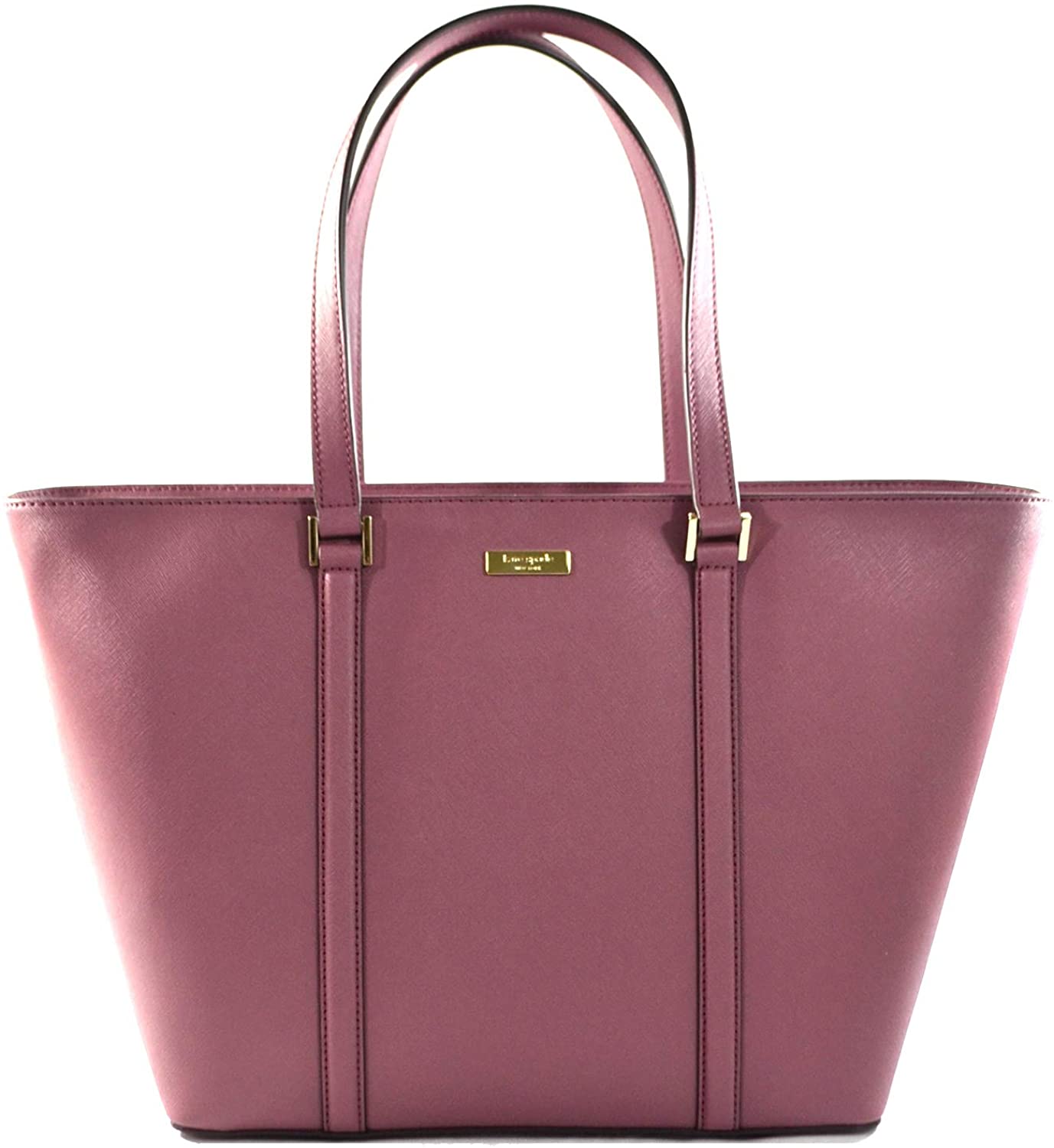Price:$0.00    Kate Spade Jules Newbury Lane Saffiano Leather Large Tote Shoulder Bag Purse Handbag, Plum Berry  Clothing