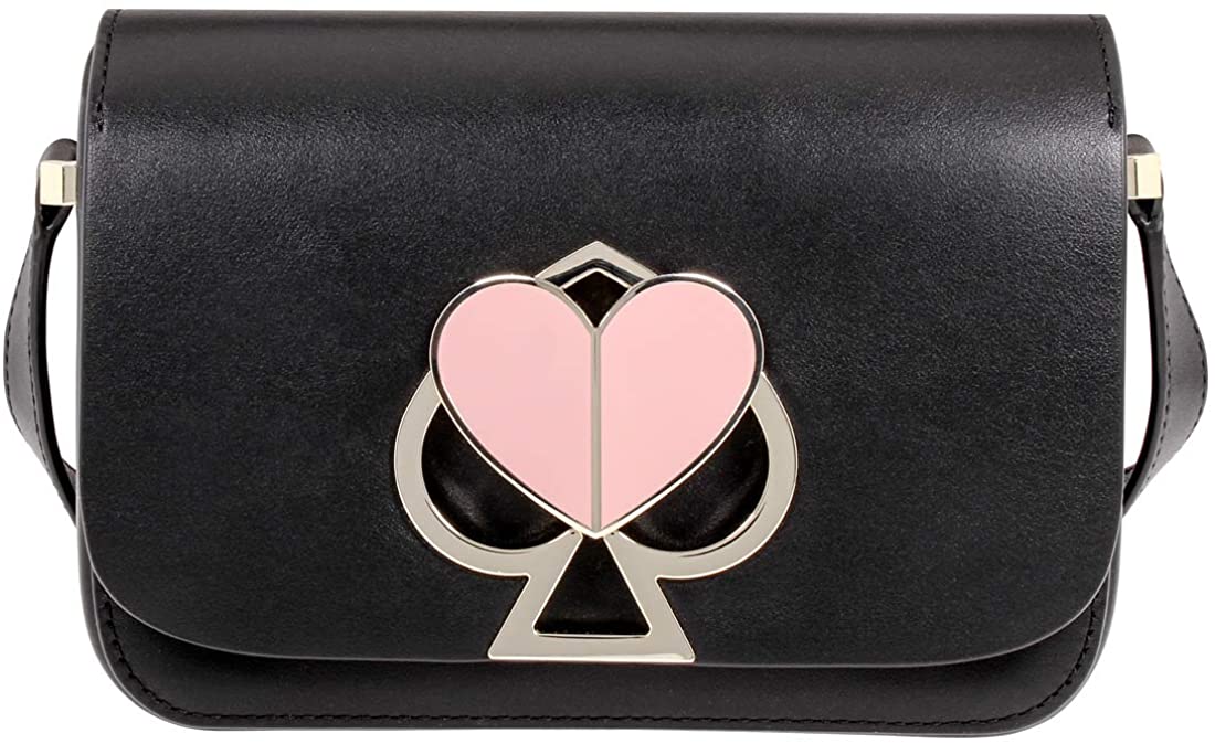 Price:$248.00 Kate Spade Nicola Twistlock Ladies Small Black Leather Shoulder Bag PXRUA245001  Handbags   