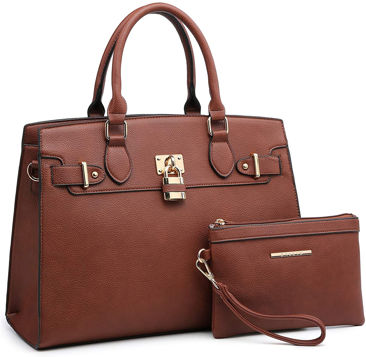 Price:$39.99    Women Handbags Designer Shoulder Bags Top Handle Satchel Tote Purse for Ladies with Wallet (23- Coffee)  Clothing