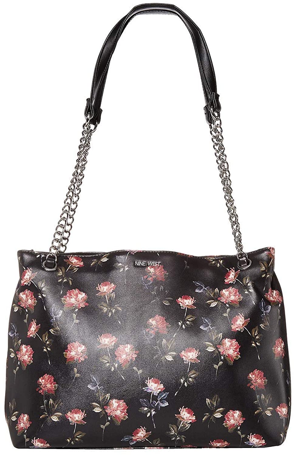 Price:$31.99 Nine West Endellion Shoulder Bag Black Multi One Size  Handbags   