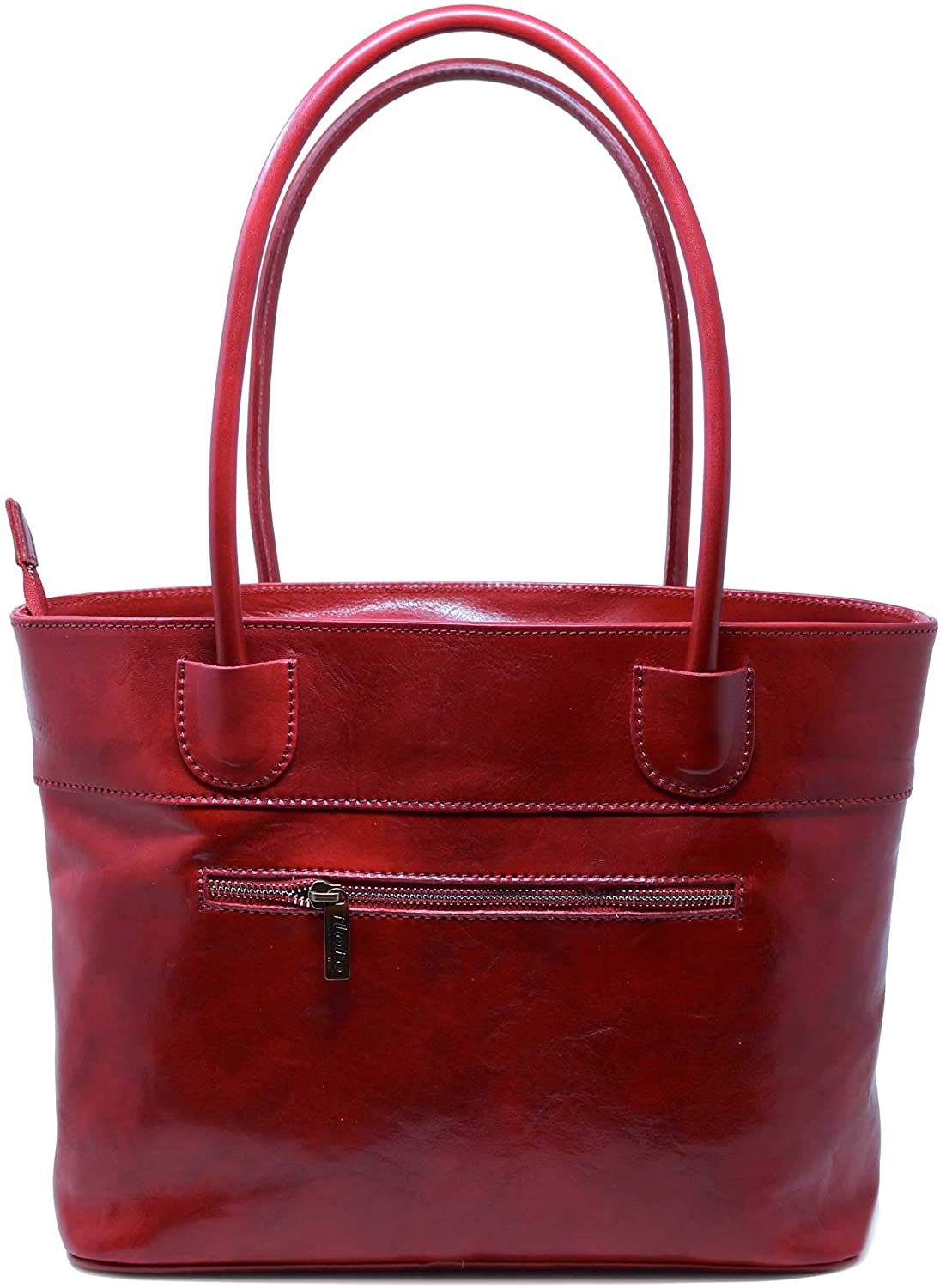 Price:$174.30 Floto Napoli Italian Leather Women's Shoulder Bag Handbag Purse (Tuscan Red)  Handbags   