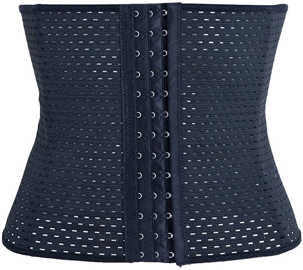Price:$10.99 Oliveya Womens Waist Trainer Cincher Underbust Corset Tummy Control Body Shaper at Amazon Women’s Clothing store
