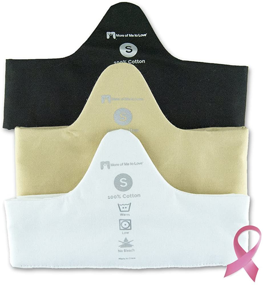 Price:$11.98 3-Pack Bra Liners (Black, Beige, White) - 100% Cotton at Amazon Women’s Clothing store