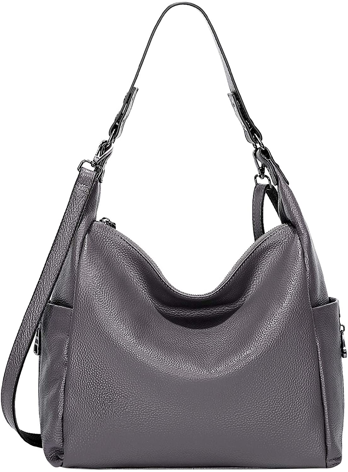 Price:$67.68    OVER EARTH Genuine Leather Purses and Handbags Shoulder Bags for Women Ladies Hobo Crossbody Purse Large  Clothing