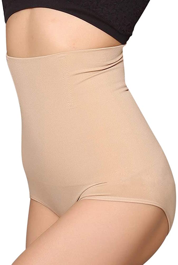 Price:$6.99 EachWell Women Waist Trainer Tummy Control Panties Body Shaper Butt Lifter Shapewear Hi-Waist Briefs at Amazon Women’s Clothing store