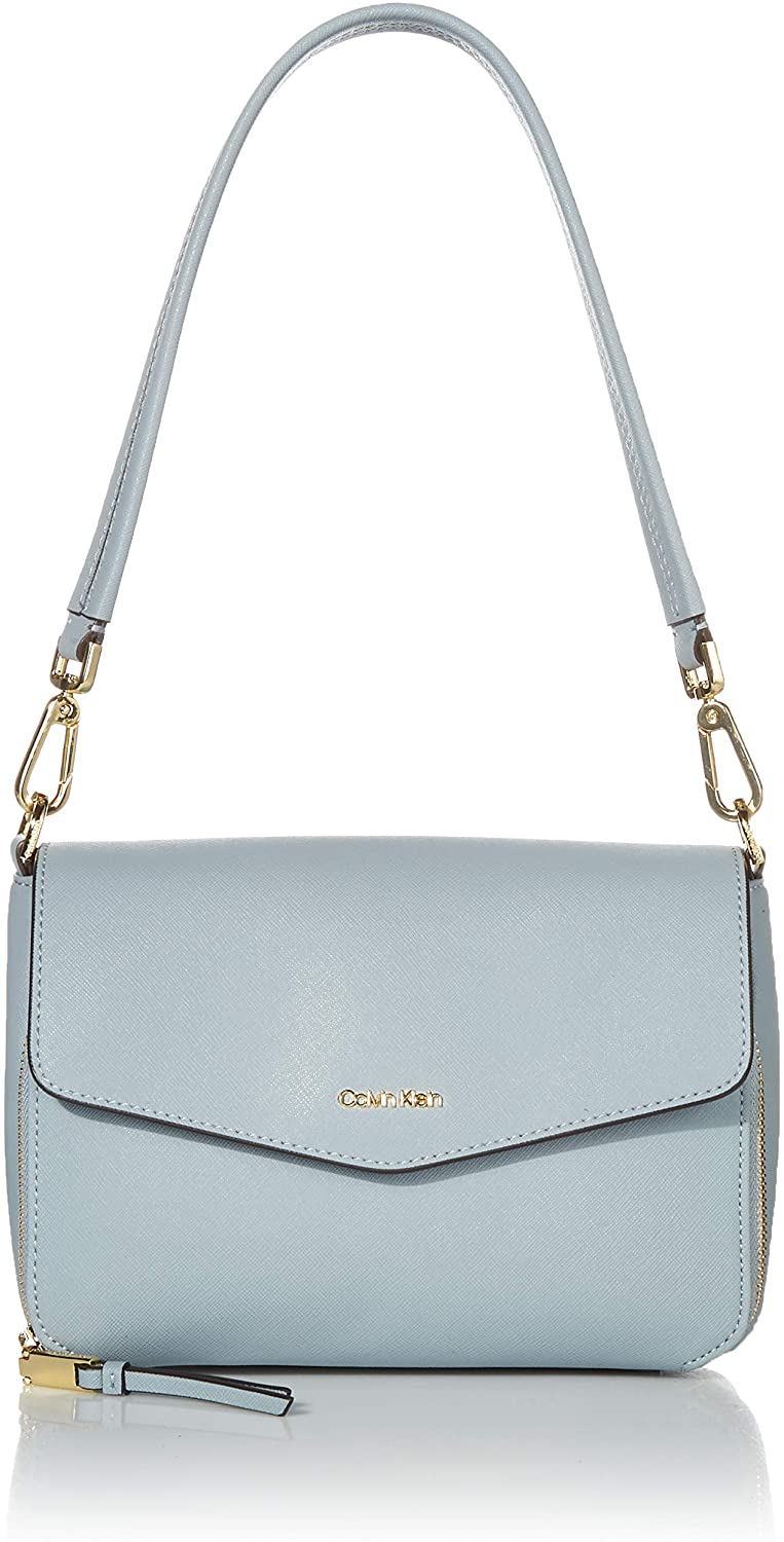 Price:$93.99 Calvin Klein Ava Saffiano Demi Shoulder Bag, TWILIGHT BLUE  Handbags   