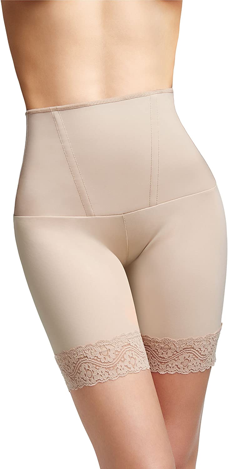 Price:$65.00 Squeem - Sensual Secret, Woman's Moderate Control Mid Thigh Short at Amazon Women’s Clothing store