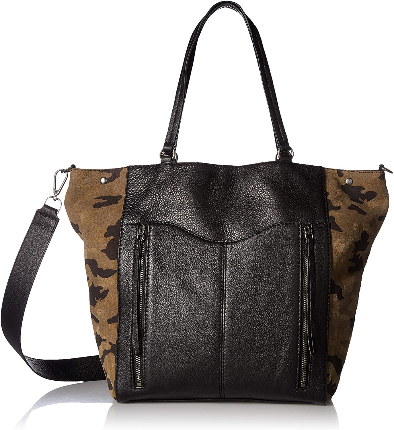 Price:$210.70    Lucky Lore Tote, black/camo  Clothing