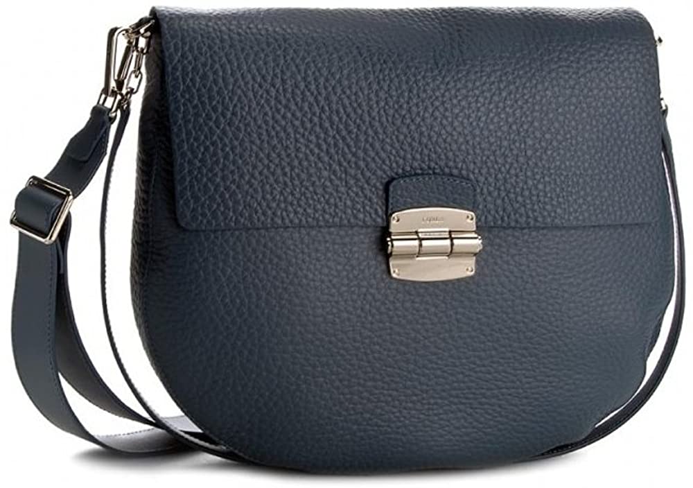 Price:$585.00    Furla Club Medium Crossbody Avio Scuro  Clothing